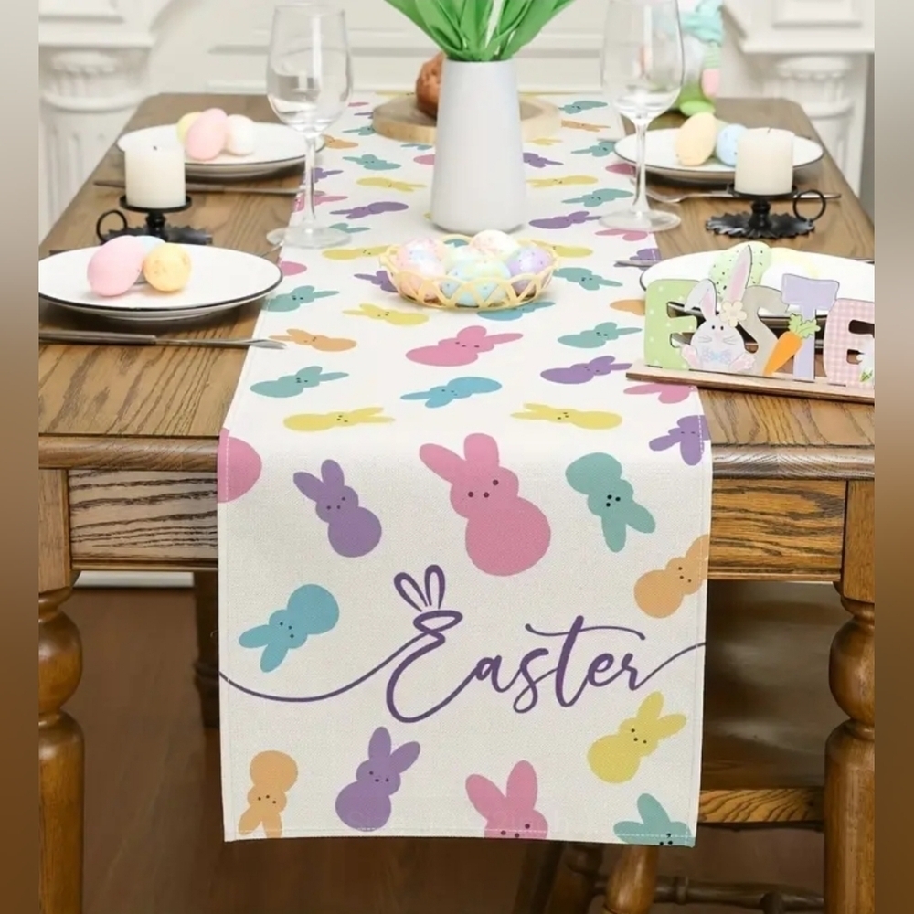 Easter Table Runner 13x72 - Picture 2 of 3